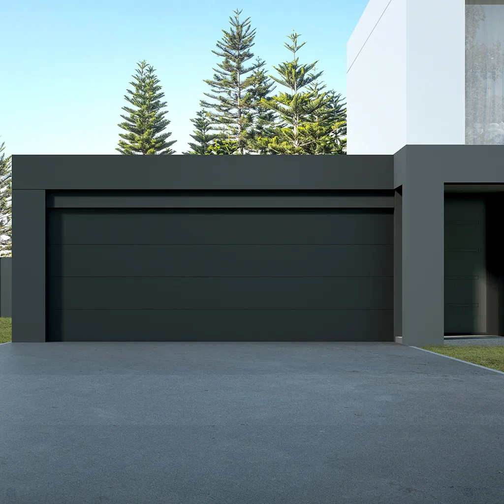 Extension de maison avec une annexe extérieure à usage de garage ou studio